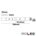 ISOLED LED SIL-RGB-Flex strip, 12V, 7.2W, IP52