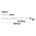 ISOLED LED Strip SIL-RGB-Flexband