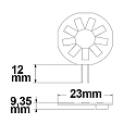 ISOLED LED lyskilde G4 G4 1,5W 150lm 3000K 120� CRI >80 