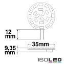 ISOLED Pin based LED board 21SMD, lateral pin, 12V AC / DC, G4, 3W 3000K 310lm 120, not dimmable