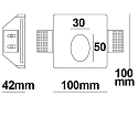 ISOLED recessed luminaire G4 IP20, white