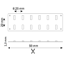 ISOLED LED CRI930-Flex strip, 24V, 30W, double row, IP20, warm white