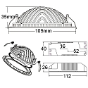 ISOLED Downlight LUNA indirekte IP20, hvid 