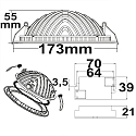 ISOLED Downlight LUNA indirekte IP20, hvid 