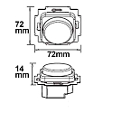 ISOLED Fjernbetjening Sys-One, hvid