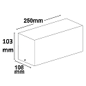 ISOLED Outdoor wall luminaire BOX-II, IP54, E27, excl. lamps, aluminium / plastic, white