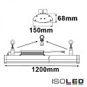 ISOLED linert lampe IP65, aluminium dmpbar 151W 19000lm 4200K 120 120 CRI >80 120cm