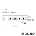 ISOLED LED HEQ HighPower RGB-Flex strip, 24V, 28.8W, IP20