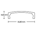 ISOLED tilbeh�r Wireoph�ng SURF12 RAIL / BORDERLESS (FLAT), hvid 200cm