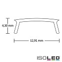 ISOLED Accessory for profile SURF11 / CORNER11 - cover COVER9, clear, 200cm