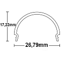 ISOLED Accessory for profile SURF24(FLAT) / DIVE24(FLAT) - cover COVER13, opal, 65% translucency, 200cm