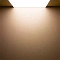 ISOLED LED panel frameless, d�mpbar 50W 4700lm 2700K 120� 120� CRI 80