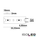 ISOLED LED CRI927 Linear-Flex strip, 24V, 6W, IP20, warm white