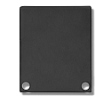 Endkappe SURF24 / DIVE24 FLAT, sort