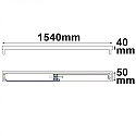 Fastholdelsesclip, hvid