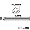 ISOLED LED floodlight / hall lighting spot LN 150W, symmetric, IP65, 1-10V dimmable, 4000K 16000lm 30