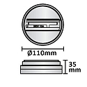 Monotrack surface mount adapter for 1-phase track spots