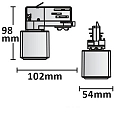 3-phase socket adapter with safety plug, max. 6A, incl. childlock ( CLASSIC + S1)