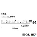 ISOLED LED RGB Micro-Flex strip, 24V, 12W, IP20