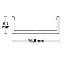 ISOLED Fastg�relse, aluminium