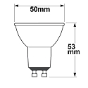 ISOLED Reflektorp�re GU10 SUNSET Dim-To-Warm GU10 5,5W 345lm 2200-3000K 60� CRI >90 d�mpbar