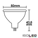 ISOLED Pin based LED spot opal MR16, IP52, 12V AC / DC, GU5.3, 3.5W 3000K 280lm 270, not dimmable