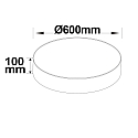 ISOLED Loftlampe rund, CCT Switch IP20, hvid d�mpbar