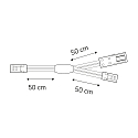 ISOLED distribut�r MiniAMP, hvid