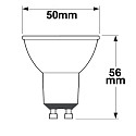 ISOLED Reflektorp�re GU10 d�mpbar GU10 5,5W 430lm 3000K 45� CRI 90-100 d�mpbar
