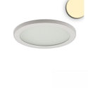 LED downlight Flex 8W, IP52, UGR<19, suitable for offices, ultraflat, DA 5-10cm, dimmable, white, 8W 3000K 550lm 120�