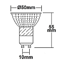 ISOLED Reflektorp�re GU10 GU10 5W 380lm 3000K 45� CRI >92 