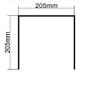 ISOLED Mounting bracket for LED hall lighting spot MS 150W