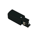3-faset sidestik SERIE S1 beskyttelsesleder venstre, N-leder til h�jre, sort mat