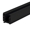3-faset skinne SERIE S1, 200cm sort mat