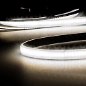 Fuldt silikoniseret LED-strip AQUA CRI940 LINEAR 48V/8W - 5M 2-polet hvid