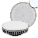 LED lamp 30SMD, 230V, GX53, 6W 6500K 525lm 120�, cool white, not dimmable, frosted