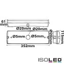 ISOLED LED emergency light X0AEFG180 UNI4, auto-test, 4W, IP65