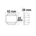 ISOLED dimmer Sys-Pro, white matt