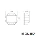 ISOLED Sys-Pro push / radio MESH-switch on/off, push button, 100-240V, 360W