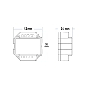 ISOLED Sys-Pro push / radio MESH-switch on/off, push button, 100-240V, 360W