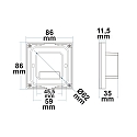 dimmer Sys-Pro, white matt