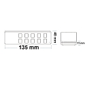 ISOLED Sys-Pro SingleColor remote, 4 zones, black