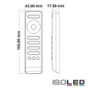 ISOLED Sys-Pro dynamic white remote, 4 zones, with 3 scene memories