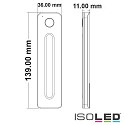 ISOLED Sys-Pro remote Slide, 1 zone, with magnetic bracket, incl. battery, dynamic white