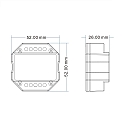 ISOLED controller Sys-Pro, white matt