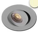 Indbygningslampe MiniAMP IP20, aluminium b�rstet d�mpbar 3,6W 300lm 3000K 50� 50� CRI >91