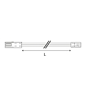 Forl�ngerkabel MiniAMP 2-polet, hvid