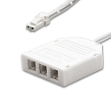 distribut�r MiniAMP 2-polet, hvid