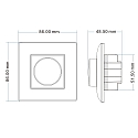 ISOLED dimmer Sys-Pro, white matt