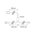 ISOLED Bev�gelsesdetektor MiniAMP, hvid